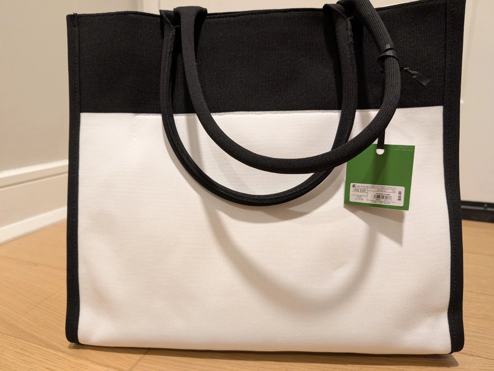 New With Tags Kate Spade Handbag New York x Target Colorblock Knit Tote