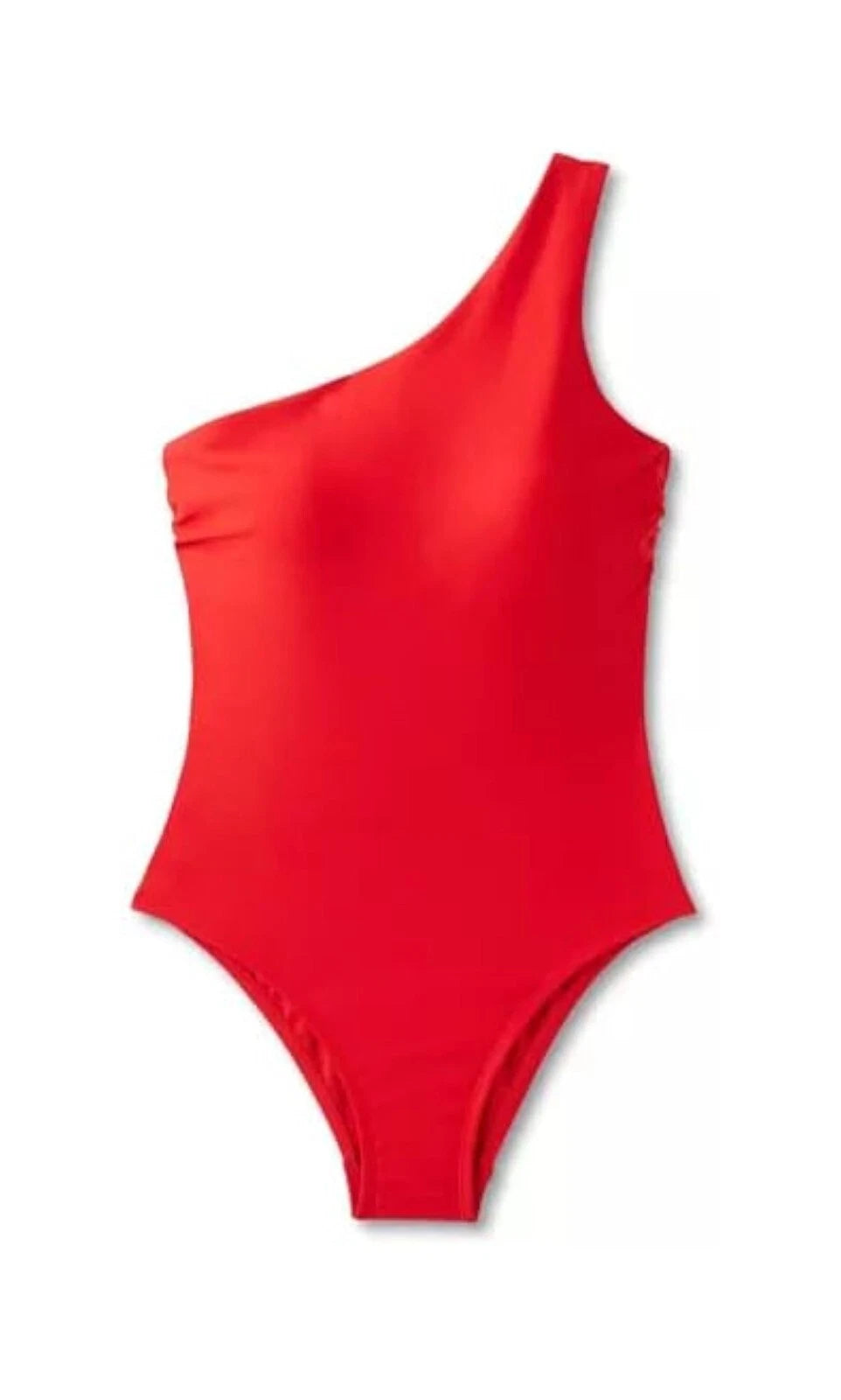 Red Kona Sol one shoulder tummy control swimsuit size medium
